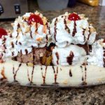 King Sized Banana Split at Kountry Kreamery Best Pigeon Forge Ice Cream Shop