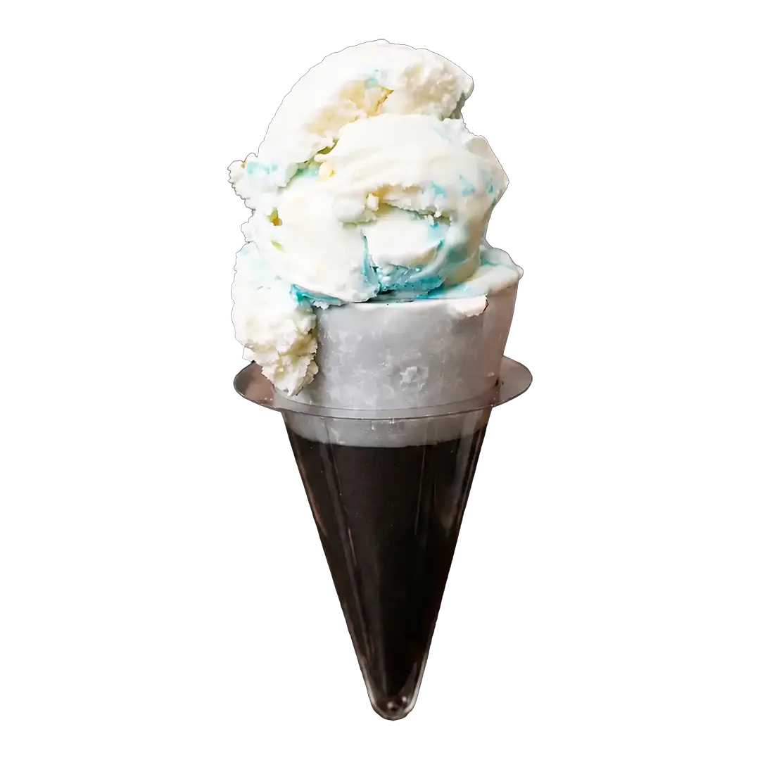 White Chocolate Oreo Dipped Cone