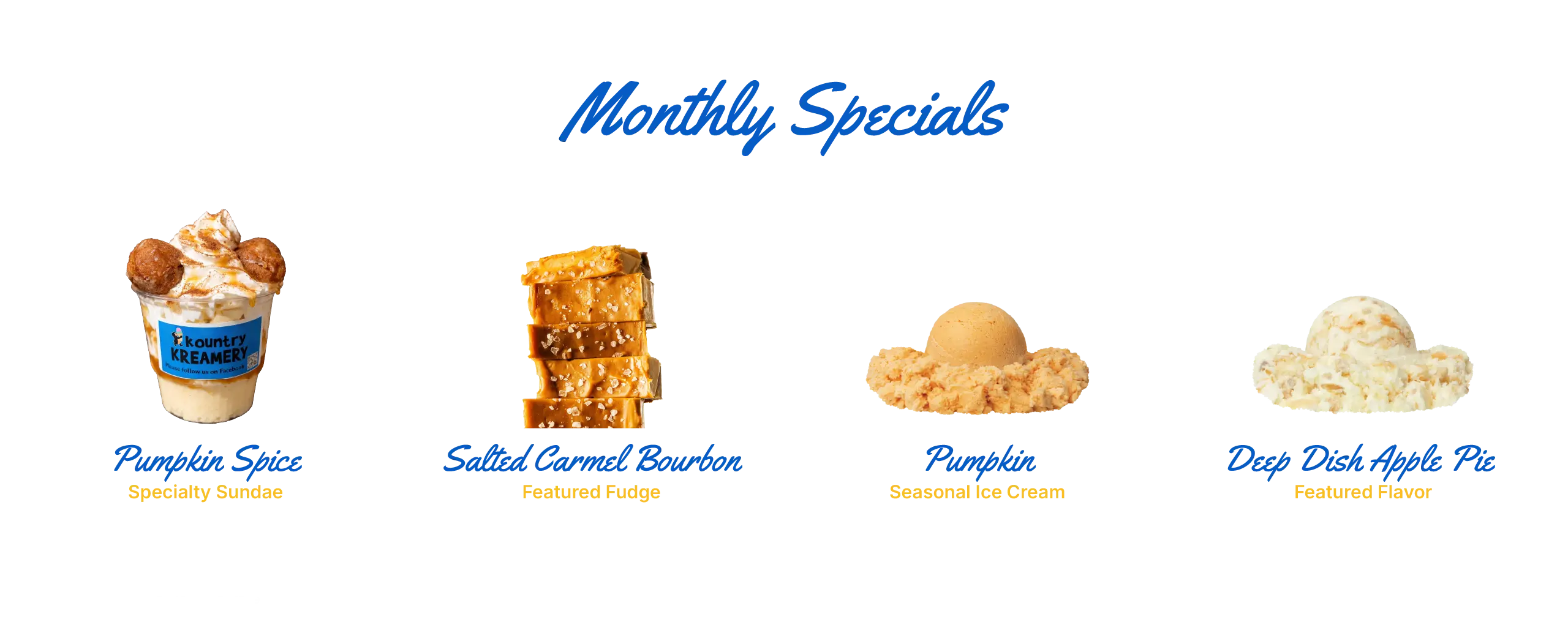 Monthly Specials